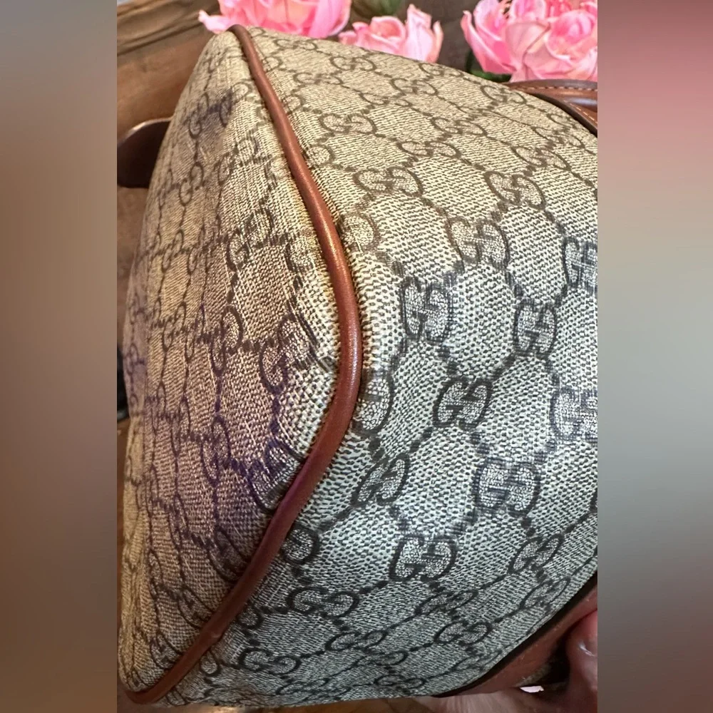 Gucci GG Coated Canvas Boston Bag - Picture 8 of 17